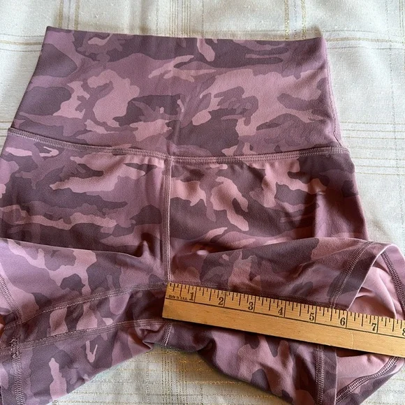 Lululemon Align Short 6" Incognito Camo Pink Taupe Multi 4 - Picture 7 of 10